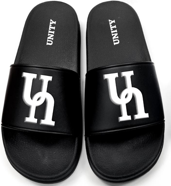 Black Slides with All White Logo